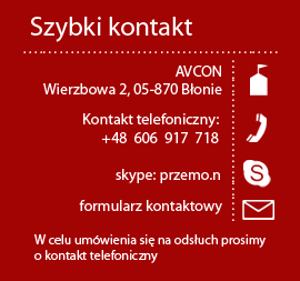 Dane teleadresowe avcon.com.pl
